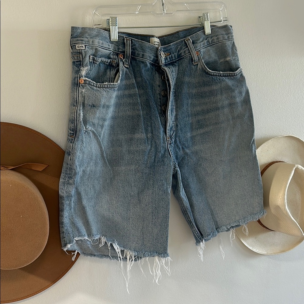 Blue Denim Shorts